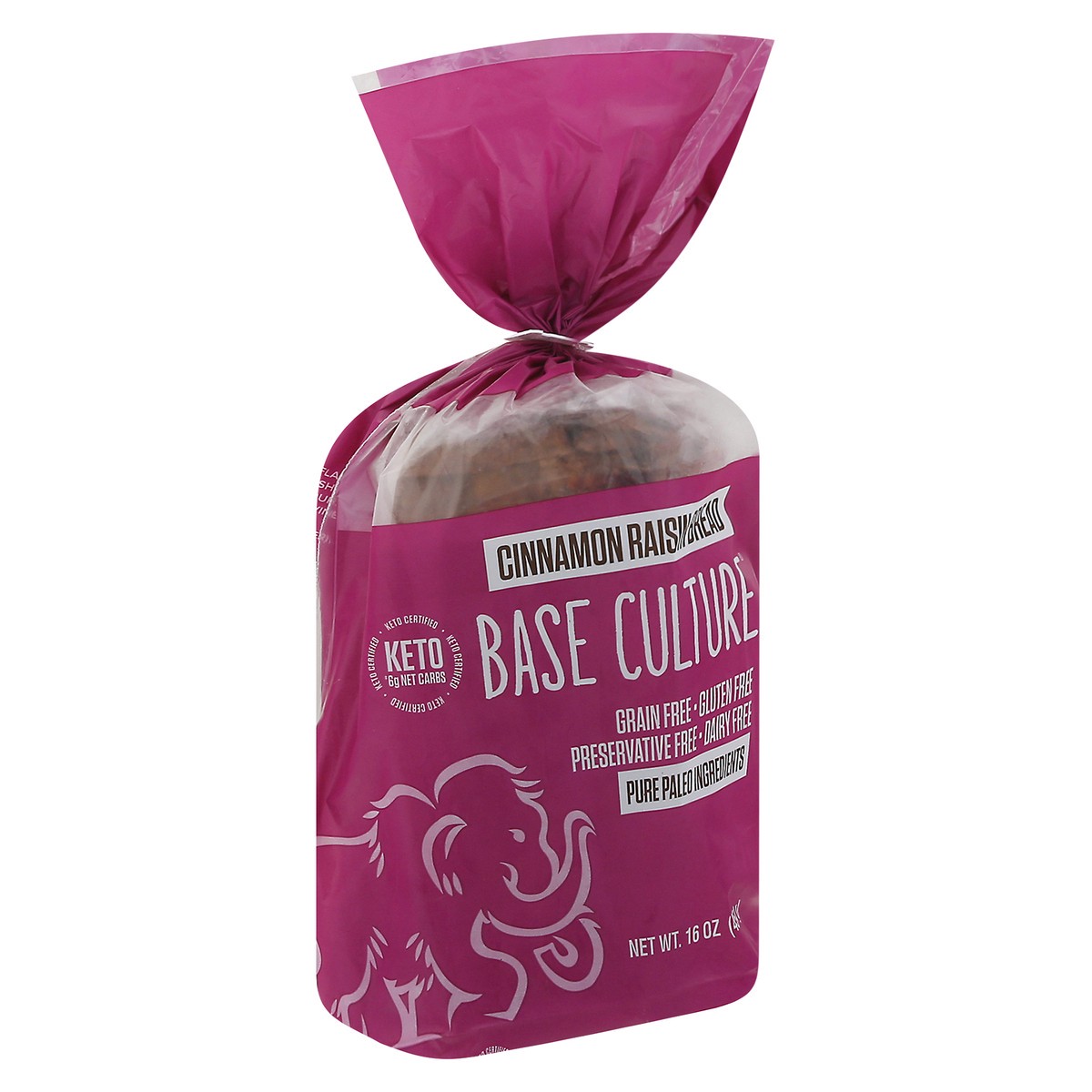 slide 7 of 9, Base Culture Gluten Free Cinnamon Raisin Bread, 16 oz