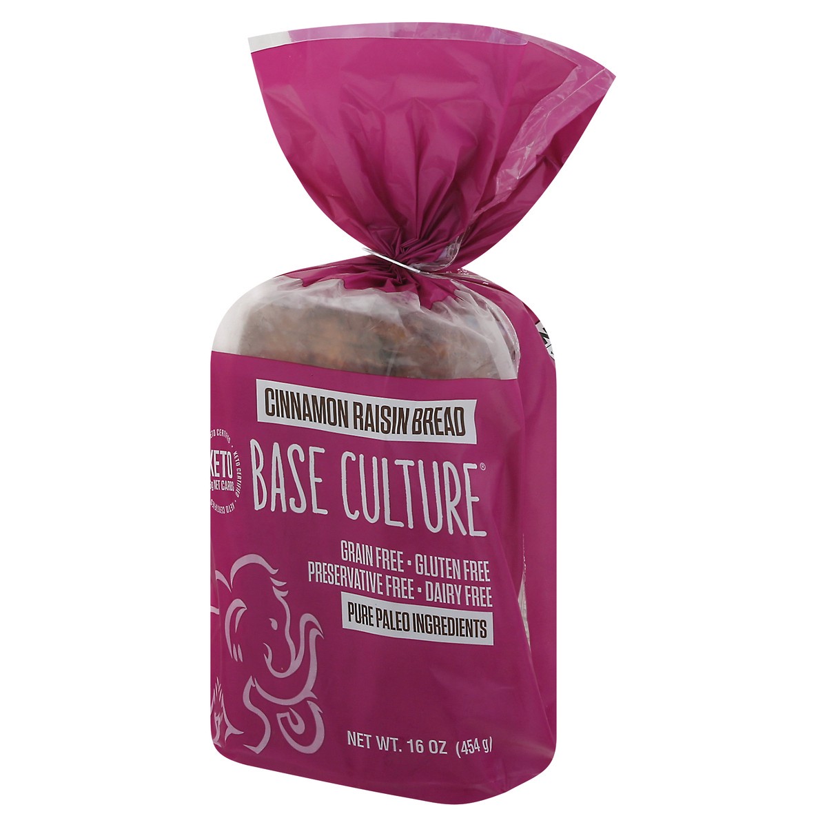 slide 2 of 9, Base Culture Gluten Free Cinnamon Raisin Bread, 16 oz