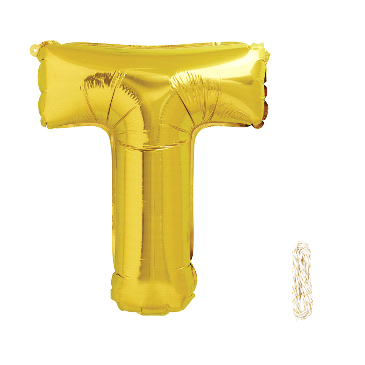 slide 1 of 1, Meijer Foil Balloon, Letter T, 14 in, 1 ct