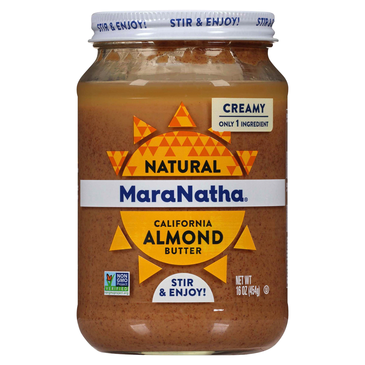 slide 1 of 2, MaraNatha Creamy Roasted Almond Butter, 16 oz