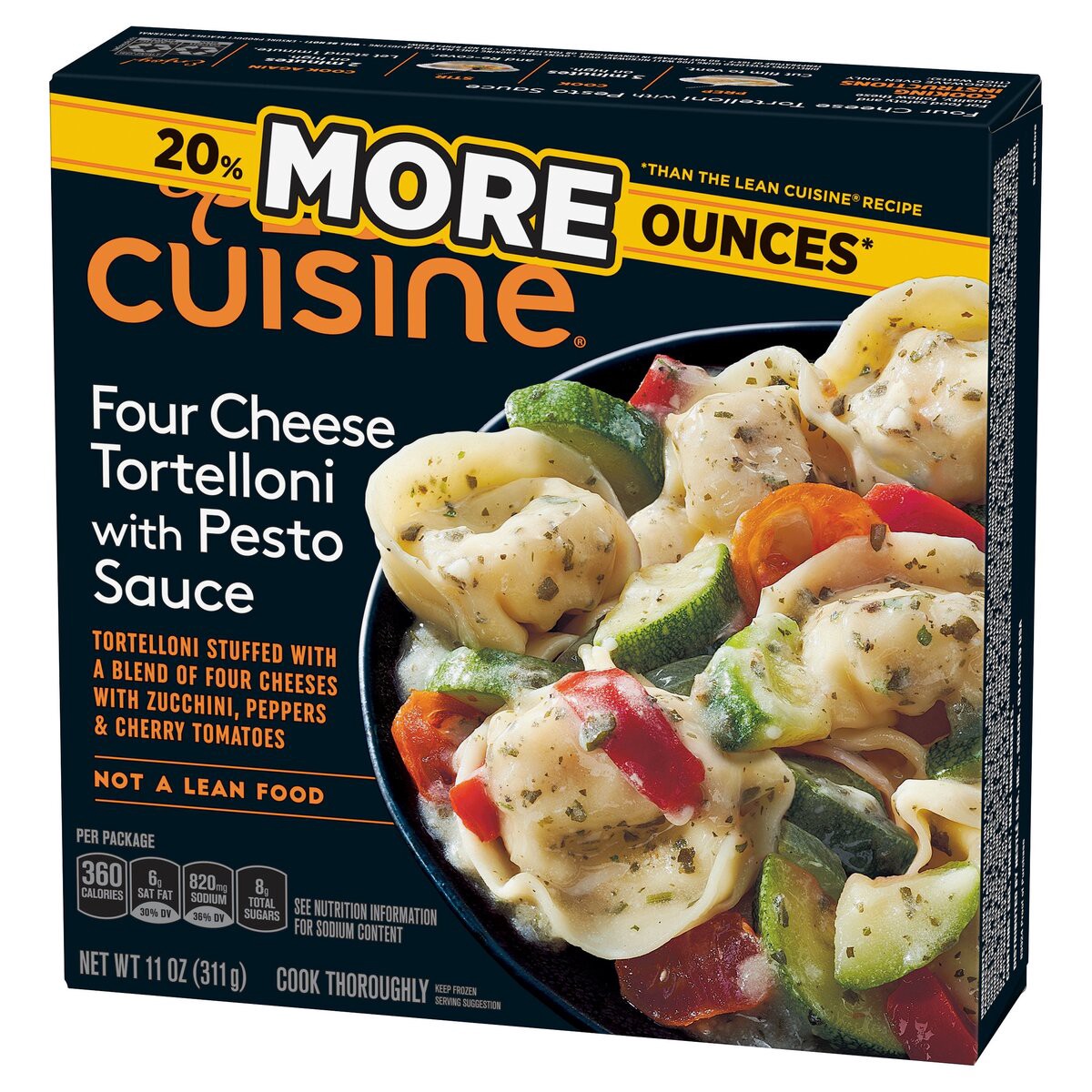 slide 4 of 13, Lean Cuisine Pesto Tortellini, 1 ct