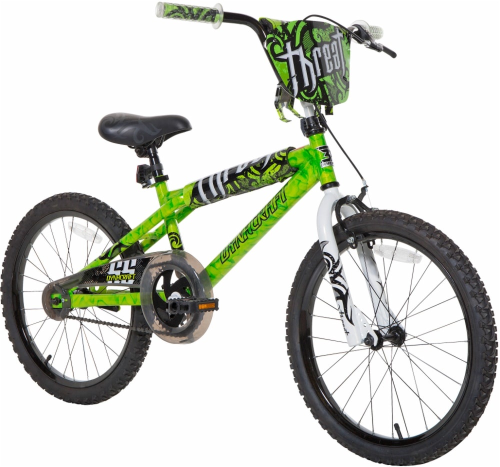 slide 1 of 1, Dynacraft Threat Boys' Bicycle - Green, 20 in