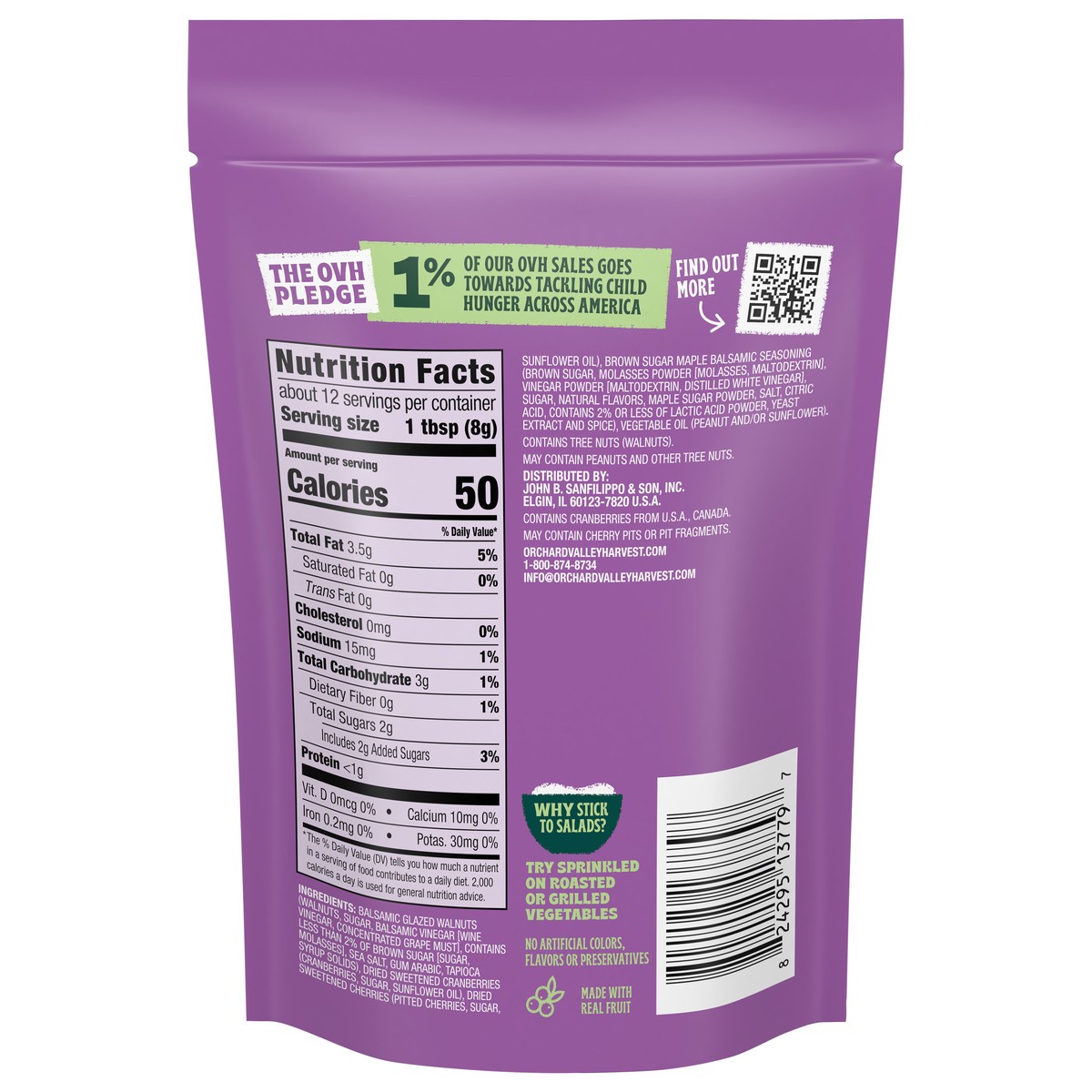 slide 6 of 13, Orchard Valley Harvest Balsamic Glazed Walnuts Salad Toppers 3.5 oz, 3.5 oz