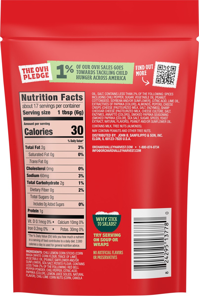 slide 10 of 13, Orchard Valley Harvest Zesty Southwest Salad Toppers 3.5 oz, 3.5 oz