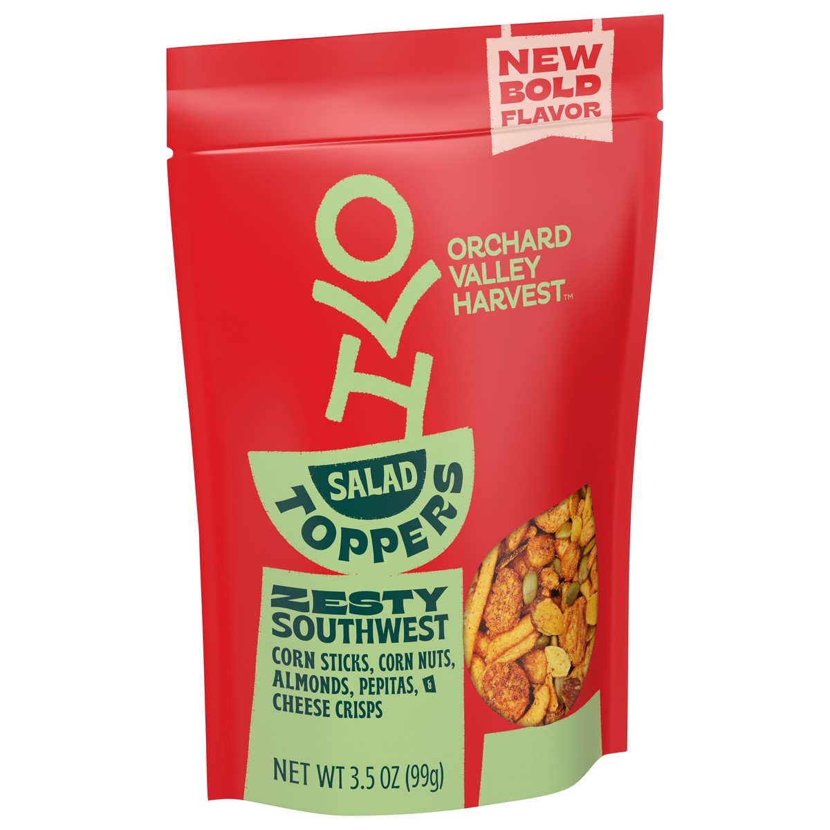 slide 13 of 13, Orchard Valley Harvest Zesty Southwest Salad Toppers 3.5 oz, 3.5 oz