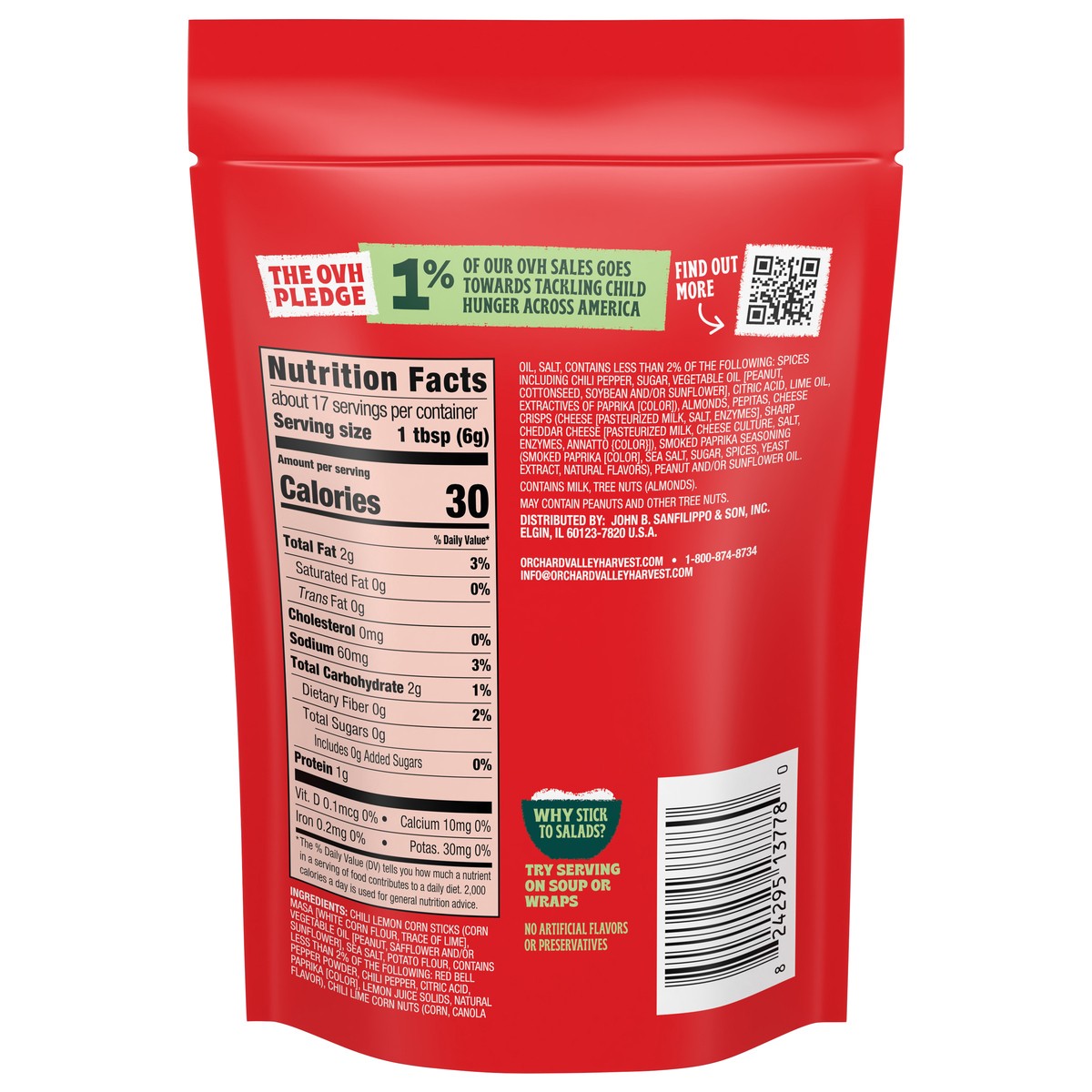 slide 4 of 13, Orchard Valley Harvest Zesty Southwest Salad Toppers 3.5 oz, 3.5 oz