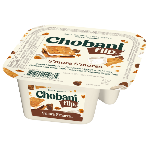 slide 17 of 19, Chobani Flip Low-Fat Chocolate S'more S'mores Greek Yogurt - 4.5oz, 4.5 oz