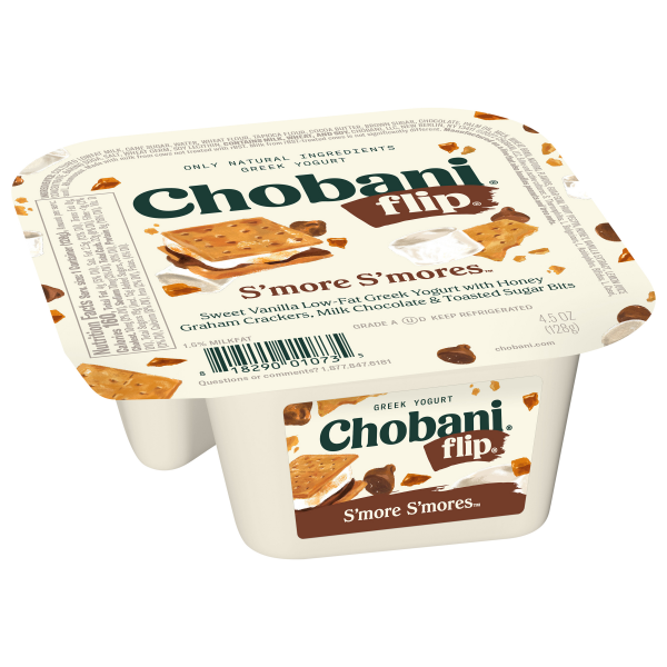 slide 15 of 19, Chobani Flip Low-Fat Chocolate S'more S'mores Greek Yogurt - 4.5oz, 4.5 oz
