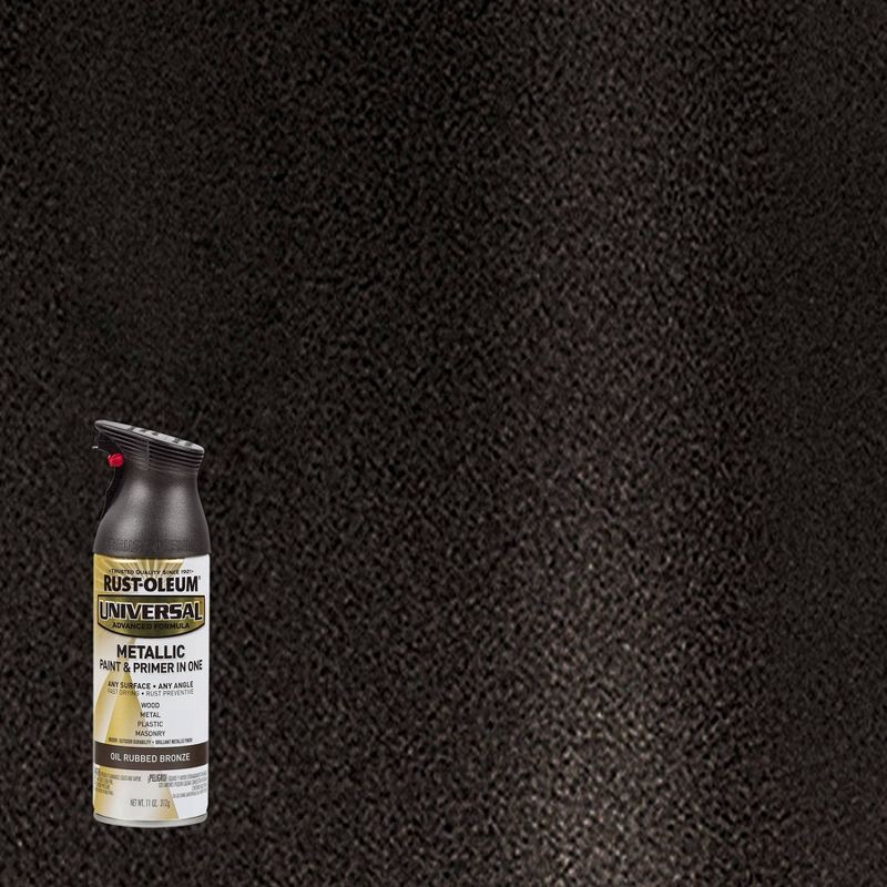 slide 1 of 81, Rust-Oleum 11oz Universal Metallic Oil Rubbed Spray Paint Bronze, 11 oz