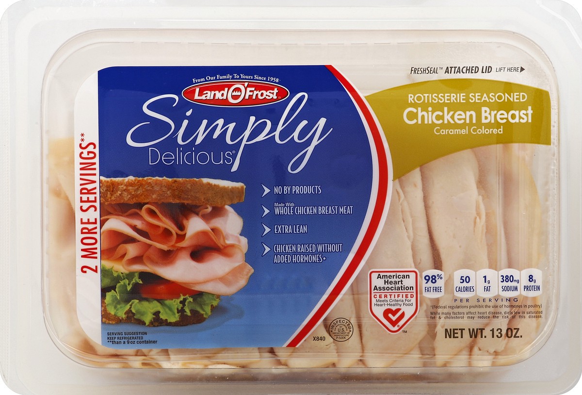 slide 1 of 5, Land O' Frost Chicken Breast 13 oz, 13 oz