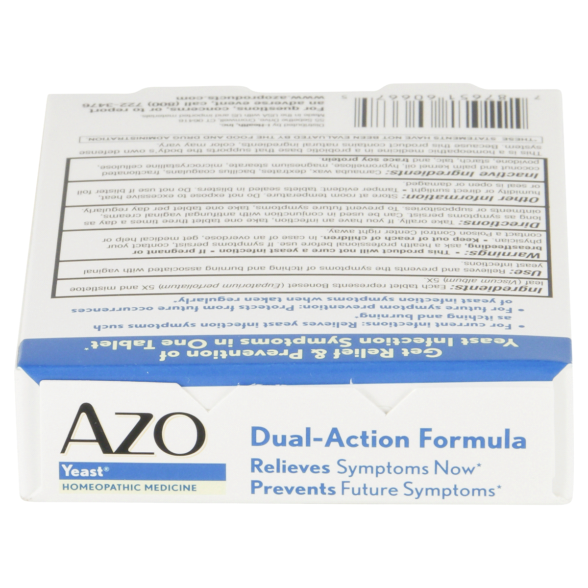AZO Yeast Plus Infection Symptom Relief 60 ct Shipt