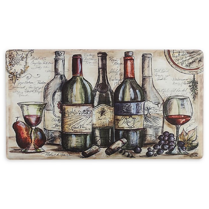 slide 1 of 1, Bacova Vintners Journal 20 x 36'' Kitchen Mat - Beige'', 1 ct