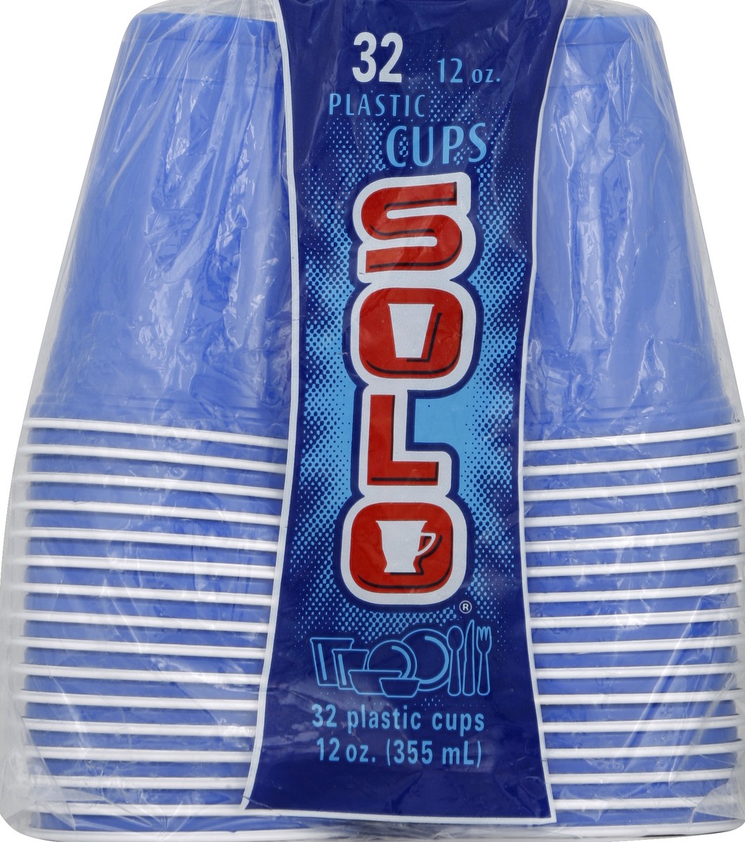 slide 4 of 4, Solo Plastic Cups 32 ea, 32 ct