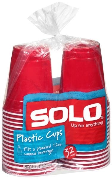 slide 1 of 4, Solo Plastic Cups 32 ea, 32 ct