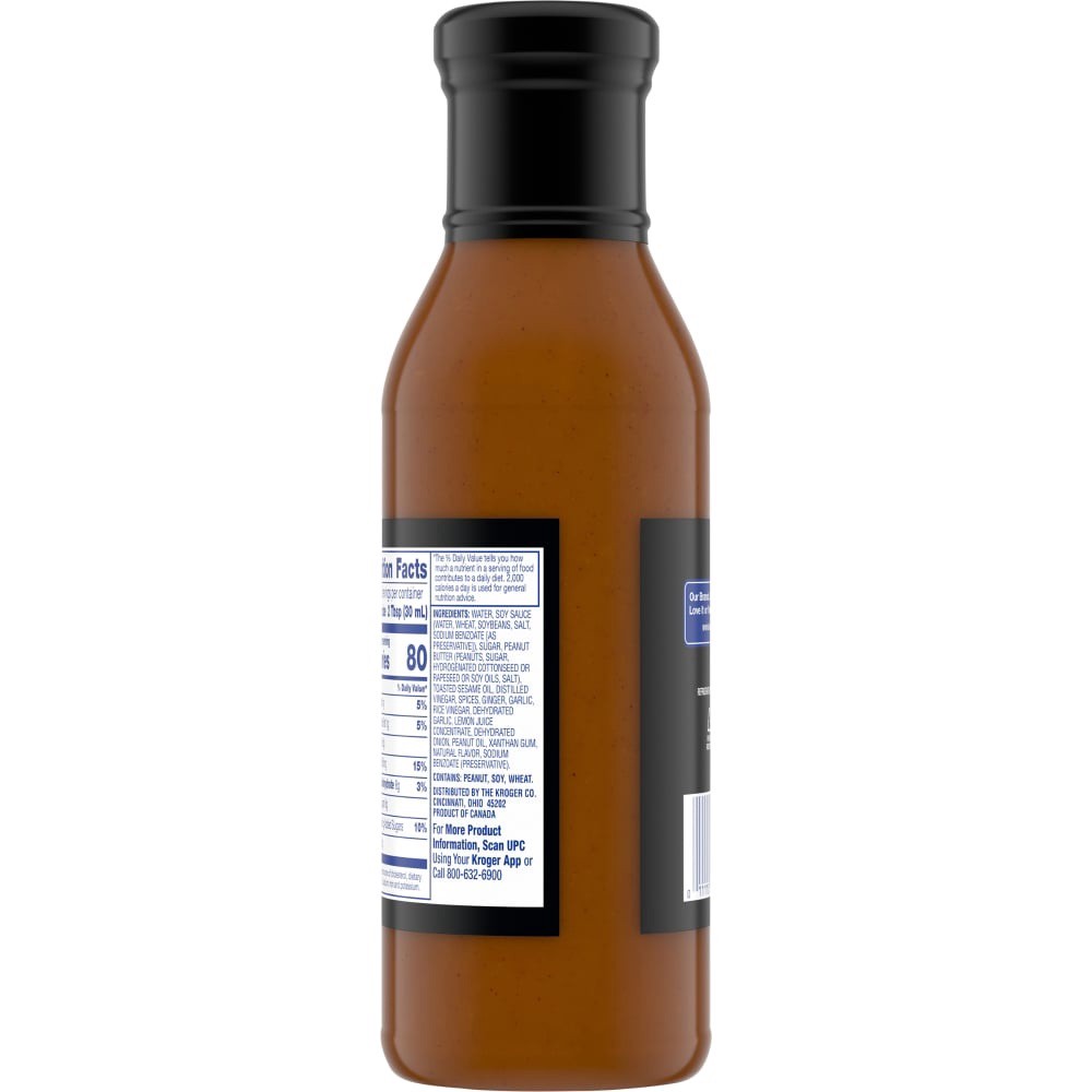 slide 2 of 5, Kroger Thai Chili Peanut Sauce, 11.8 fl oz