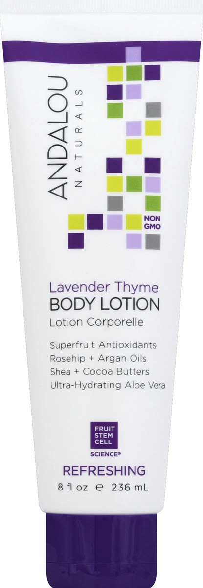 slide 3 of 7, Andalou Naturals Lavender Thyme Body Lotion, 8 oz