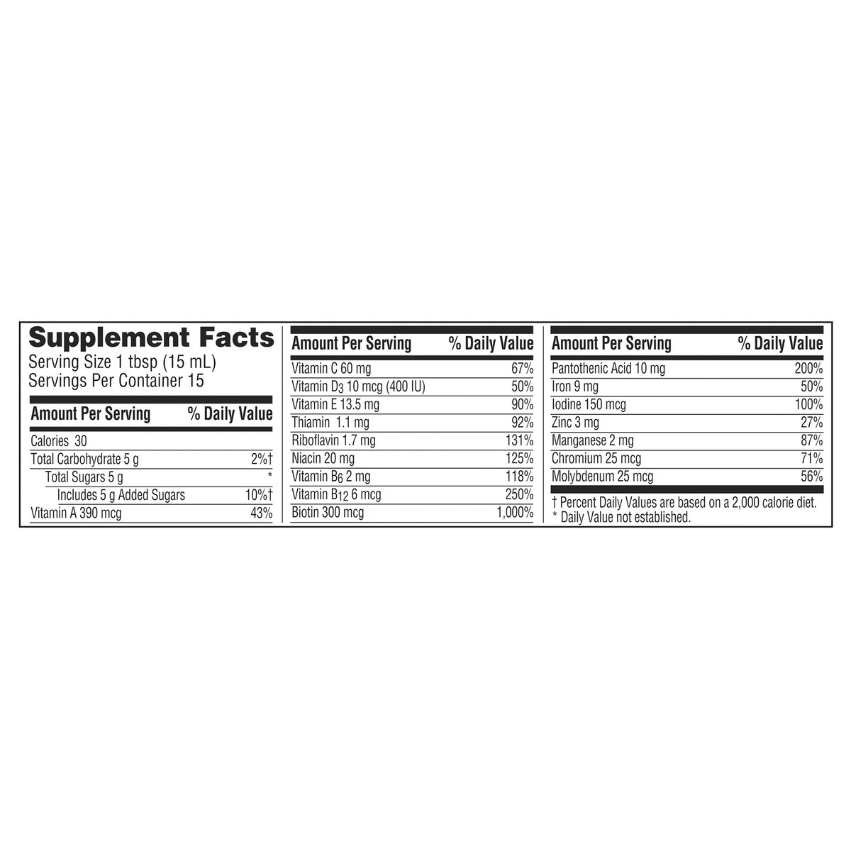 slide 4 of 14, Centrum Liquid Multivitamin for Adults, Multivitamin/Multimineral Supplement with B Vitamins and Antioxidants, Citrus Flavor - 8 Fl Oz, 8 fl oz