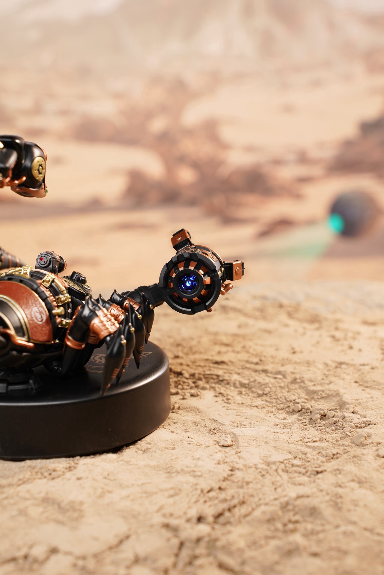 slide 4 of 9, Robotime Rokr Mechanical Age Emperor Scorpion Led 3d Puzzle Kit, 6.7 in x 5.1 in x 4.5 in