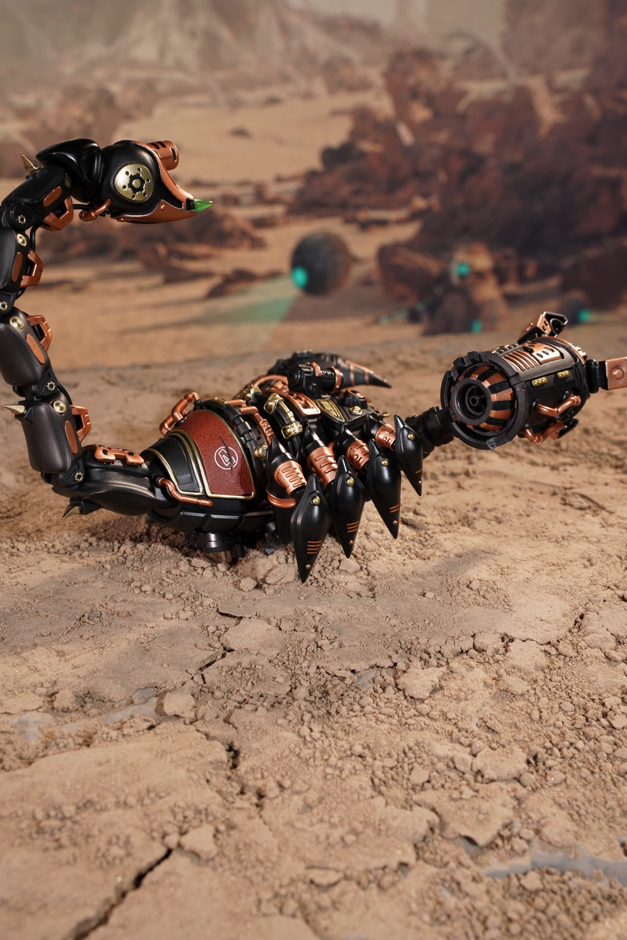 slide 2 of 9, Robotime Rokr Mechanical Age Emperor Scorpion Led 3d Puzzle Kit, 6.7 in x 5.1 in x 4.5 in