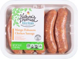 Nature's Promise Free From Mango Habanero Chicken Sausage 16 oz