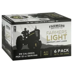 Farmers Brewing Co. Premium Light Lager - Farmers Light, 6 Pack