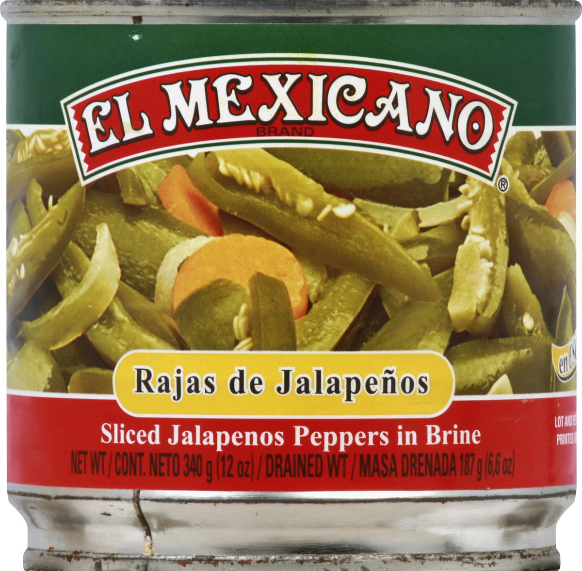 slide 6 of 10, El Mexicano Em Sliced Jalapenos, 340 g