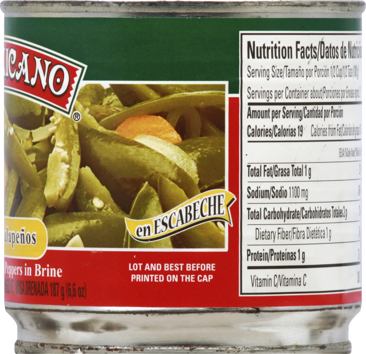 slide 7 of 10, El Mexicano Em Sliced Jalapenos, 340 g