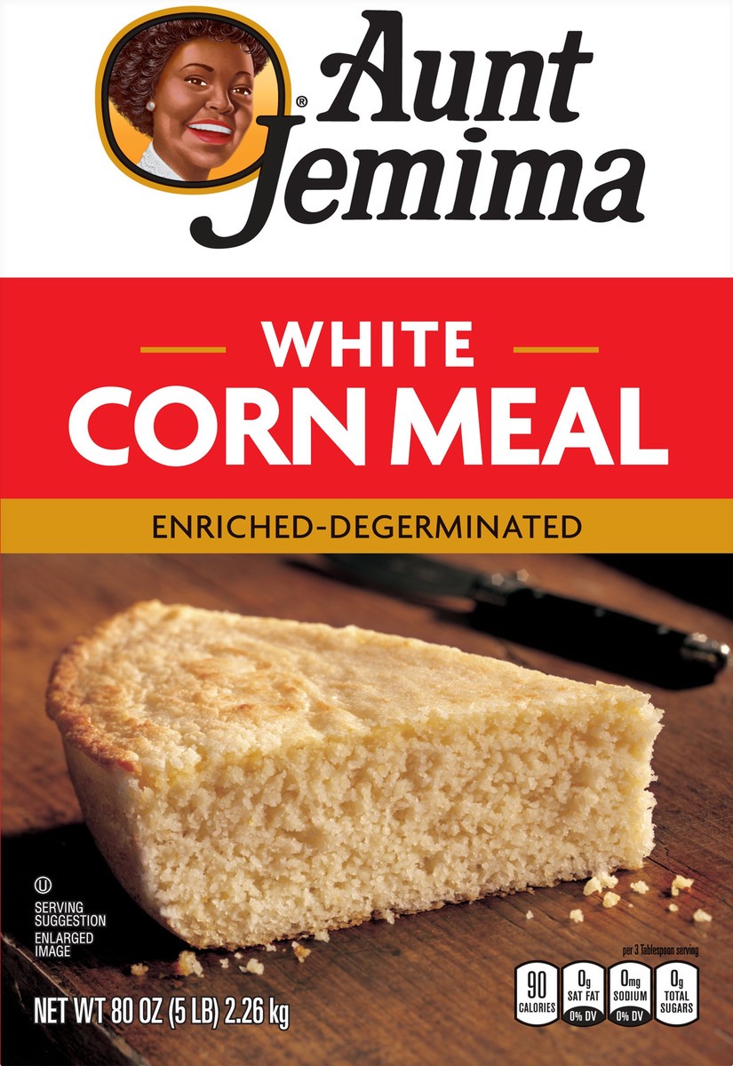 slide 5 of 7, Aunt Jemima Corn Meal White 80 Ounce Paper Bag, 80 oz