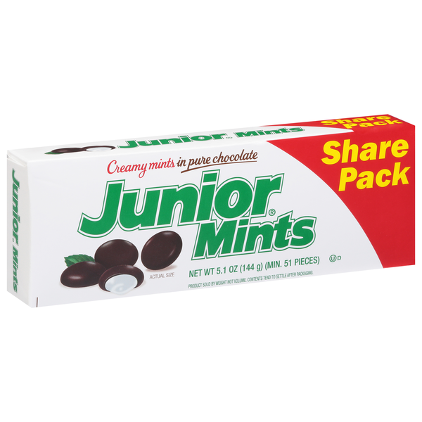 slide 1 of 1, Junior Mints Share Pack, 5.1 oz