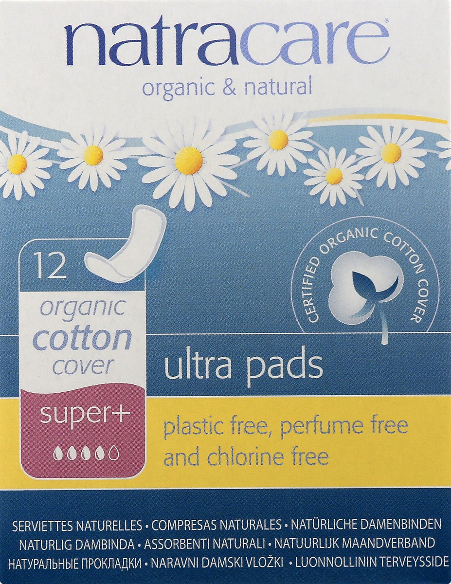 slide 1 of 11, Natracare Ultra Pads 12 ea, 12 ct