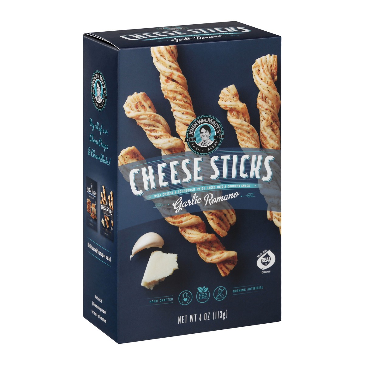 slide 2 of 9, John Wm. Macy's Cheese Sticks 4 oz, 4 oz