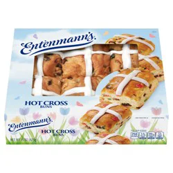 Entenmann's Hot Cross Fruit Buns, 15 oz