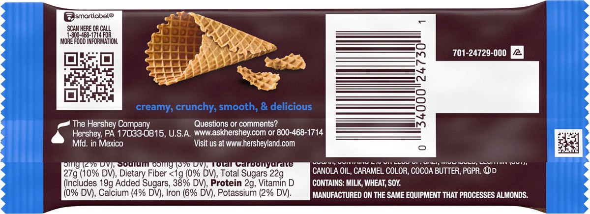 slide 4 of 8, Hershey Waffle Cone Bar, 1.4 oz