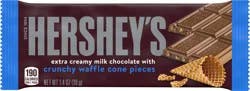 Hershey's Milk Chocolate with Waffle Cone Pieces Candy Bar, 1.4 oz