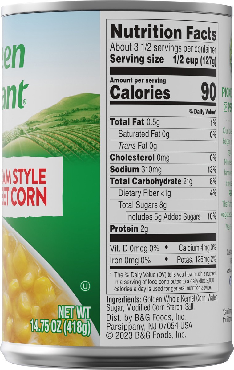 slide 8 of 9, Green Giant Cream Style Sweet Corn 14.75 oz, 14.75 oz