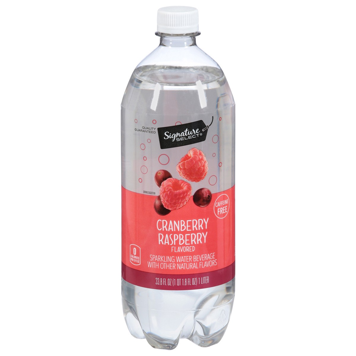 slide 11 of 11, Refreshe Signature SELECT Sparkling Water Cranberry Raspberry - 33.8 Fl. Oz., 