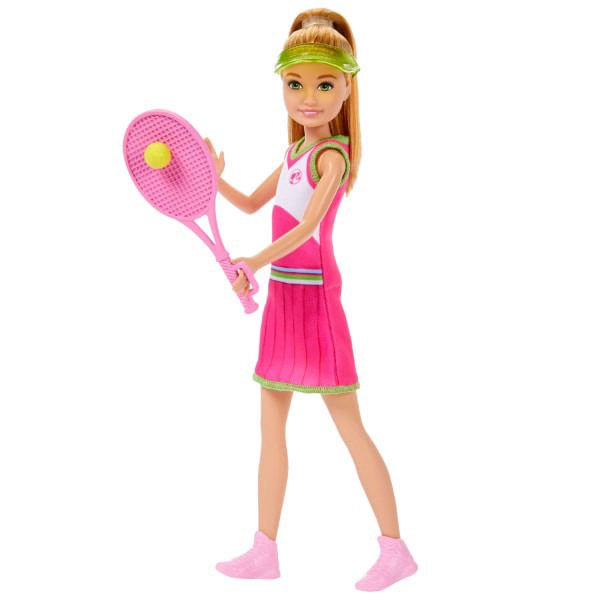 slide 25 of 25, Barbie MATTEL GAMES Barbie Stacie & Chelsea Tennis Playset, 1 ct