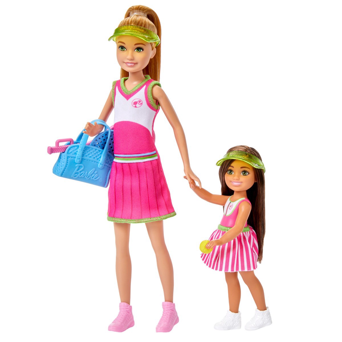 slide 14 of 25, Barbie MATTEL GAMES Barbie Stacie & Chelsea Tennis Playset, 1 ct