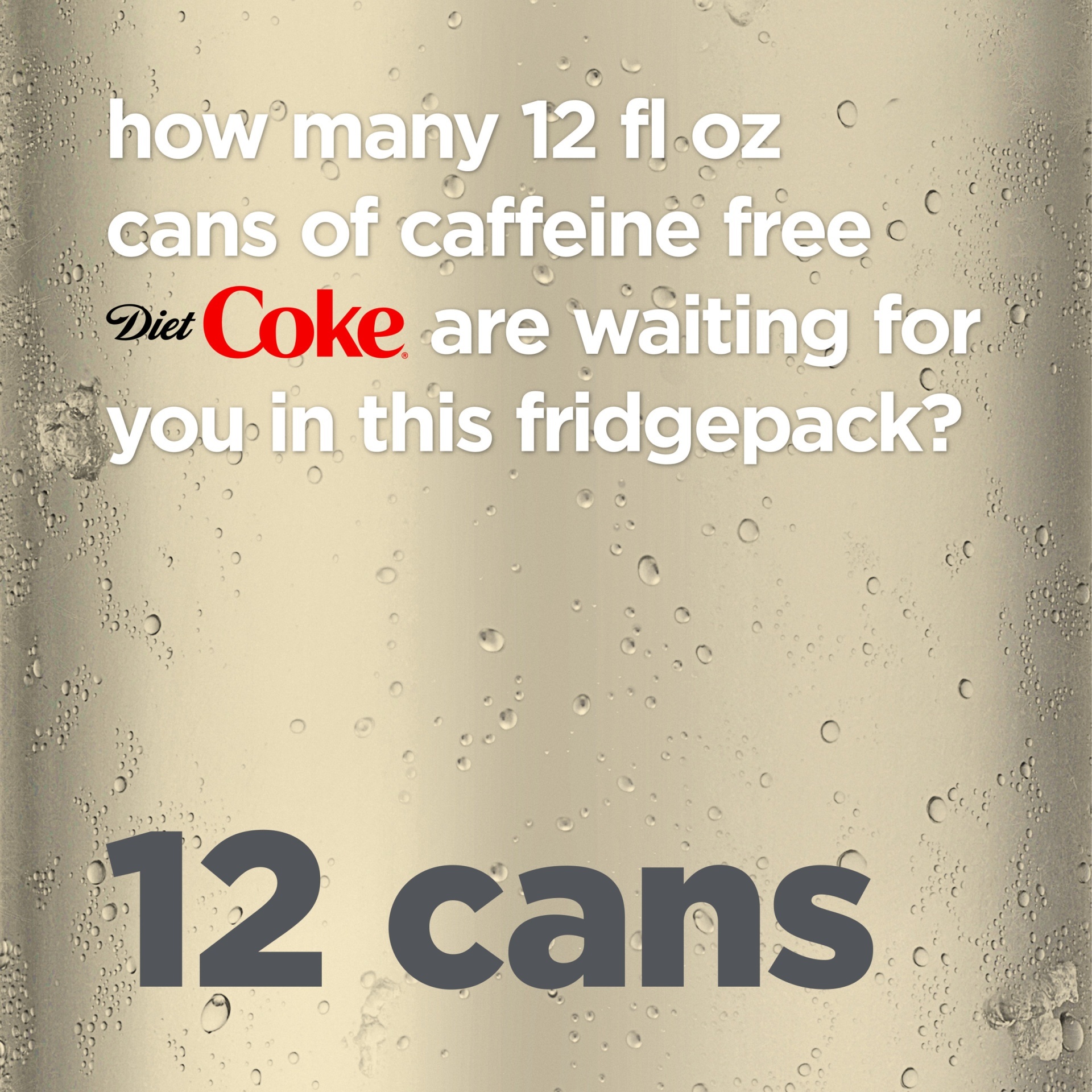 slide 6 of 8, Coca-Cola Diet Coke Caffeine Free, 12 ct