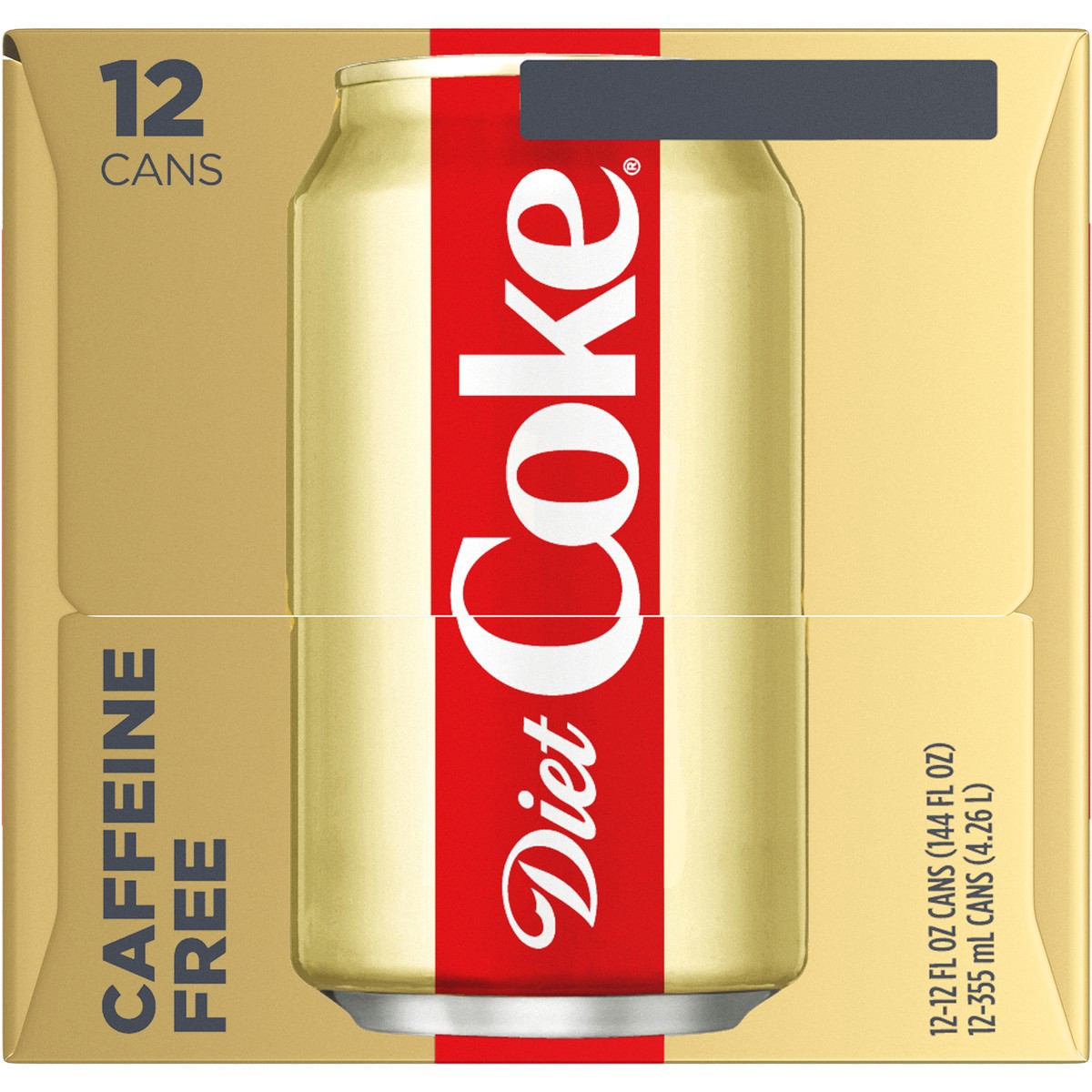 slide 7 of 9, Diet Coke Caffeine Free Soft Drink - 12 ct, 12 ct