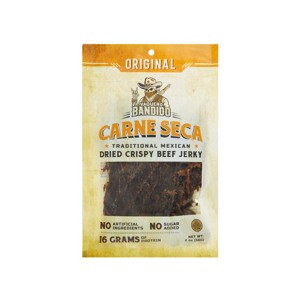 slide 1 of 1, Vaquero Bandido Carne Seca Original, 2 oz