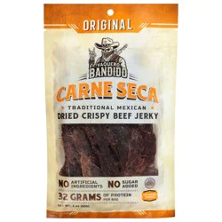 Vaquero Bandido Dried Crispy Original Beef Jerky 2 oz