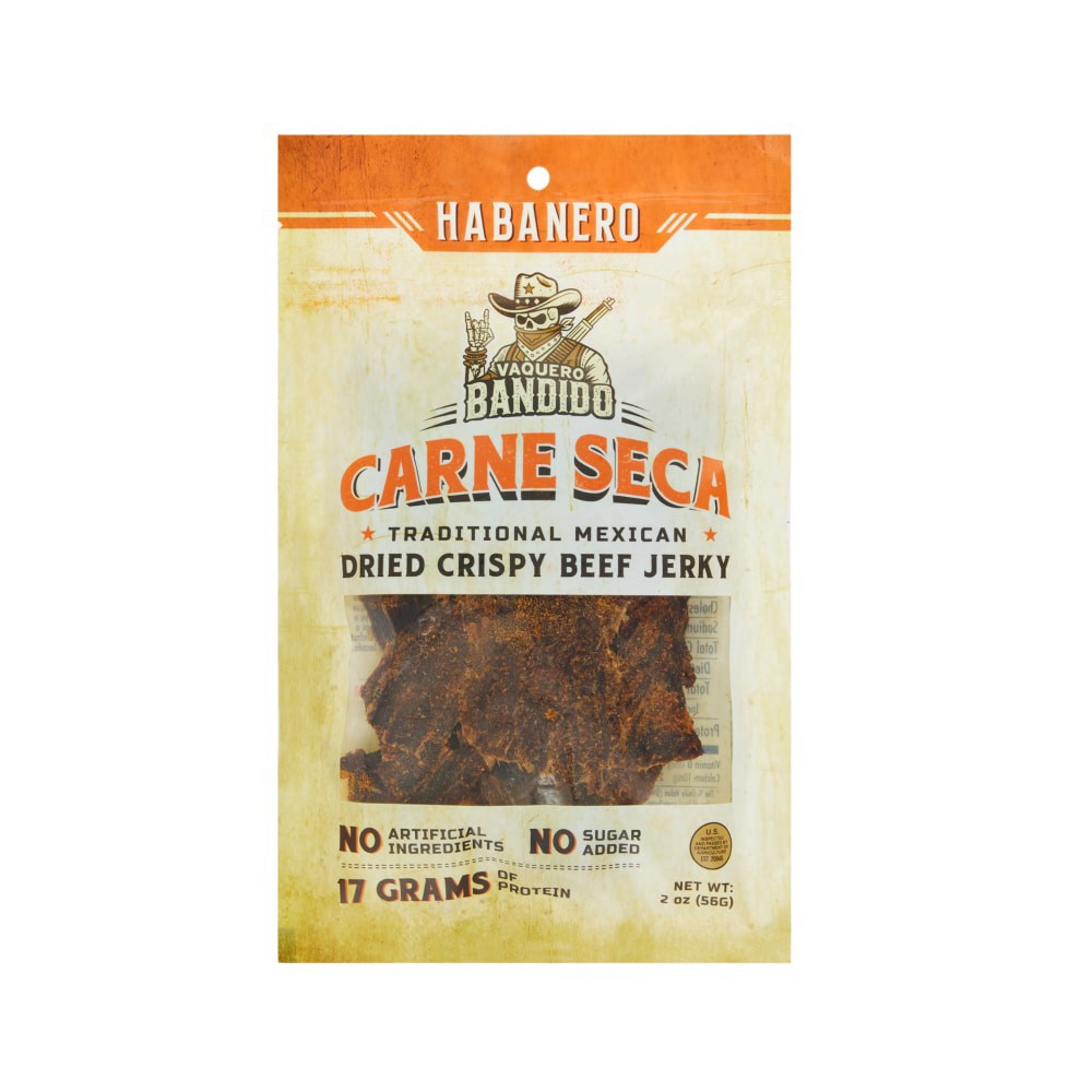 slide 1 of 1, Vaquero Bandido Carne Seca W Habaner, 2 oz