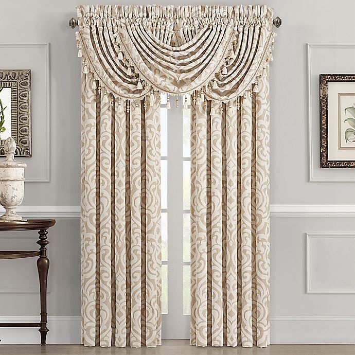 slide 1 of 2, J. Queen New York Milano 84-Inch Rod Pocket Window Curtain - Sand, 2 ct