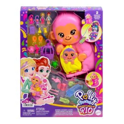 Polly Pocket Momma Monkey & Baby Compact
