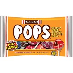 Tootsie Roll Assorted Flavors Pops 13.2 oz