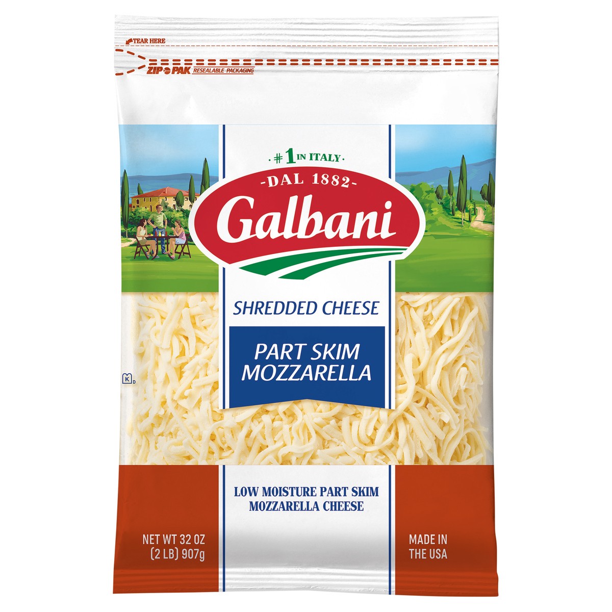 slide 1 of 7, Galbani 32oz Shredded Mozzarella Cheese, 32 oz