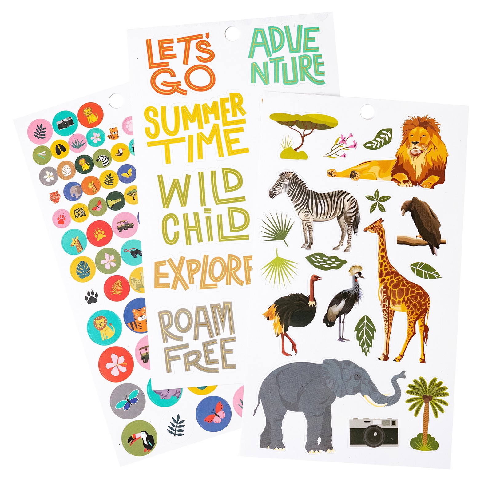slide 2 of 3, Safari Sticker Book By Recollections, 4 in x 7 in