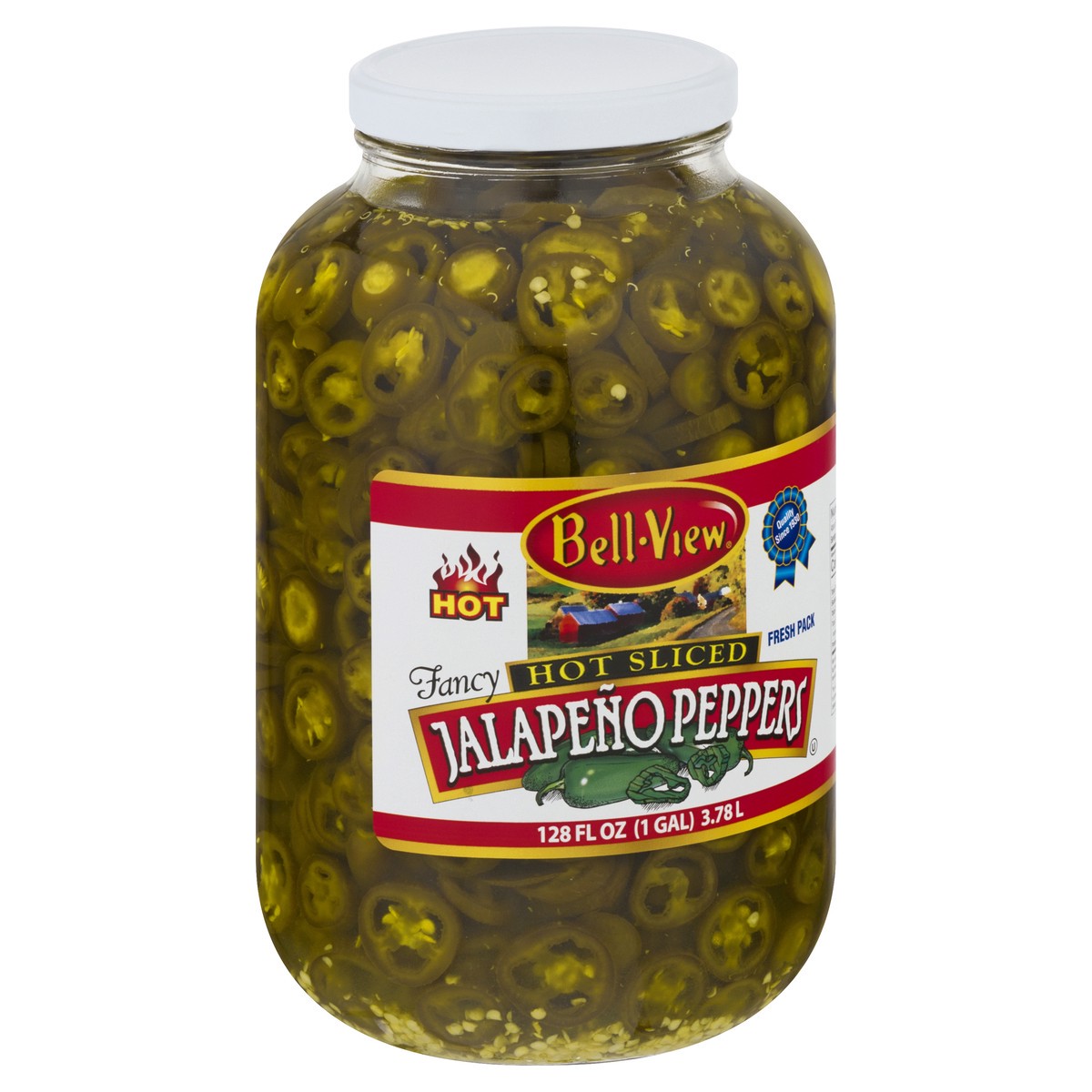 slide 7 of 13, Bell-View Fresh Pack Hot Sliced Jalapeno Peppers 128 oz, 128 oz