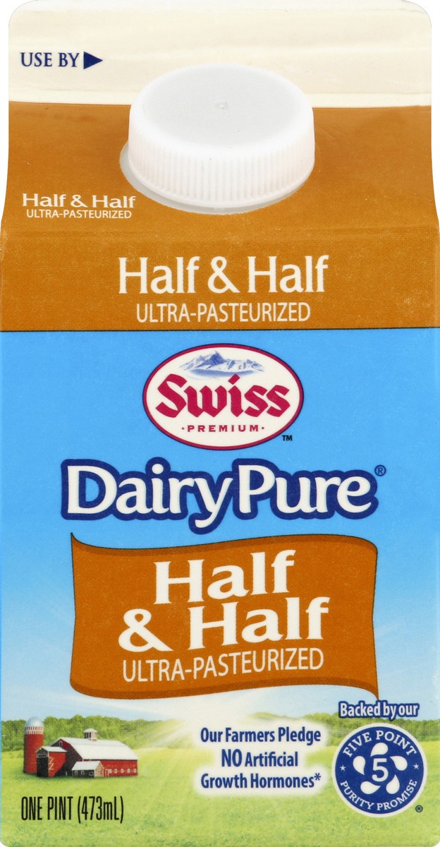 slide 4 of 6, Swiss Premium Half & Half, 16 fl oz